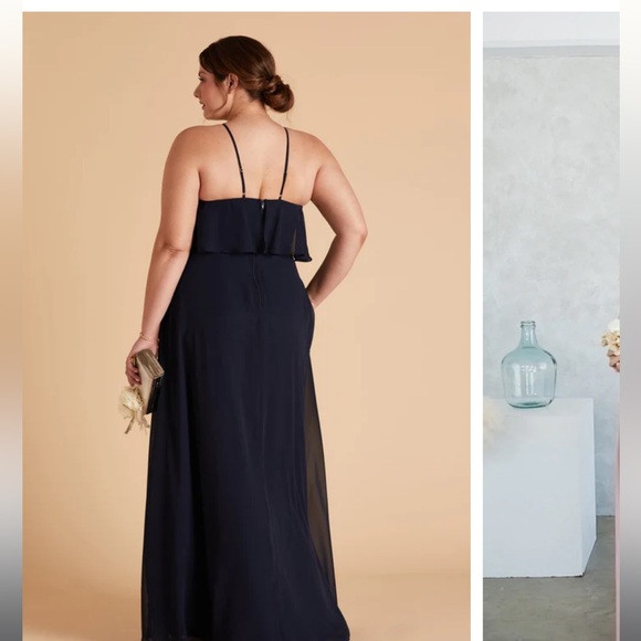 Birdy Grey- Jules Dress- Chiffon Navy - Picture 5 of 5